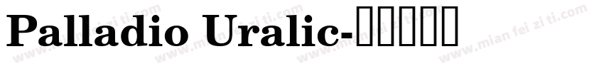 Palladio Uralic字体转换